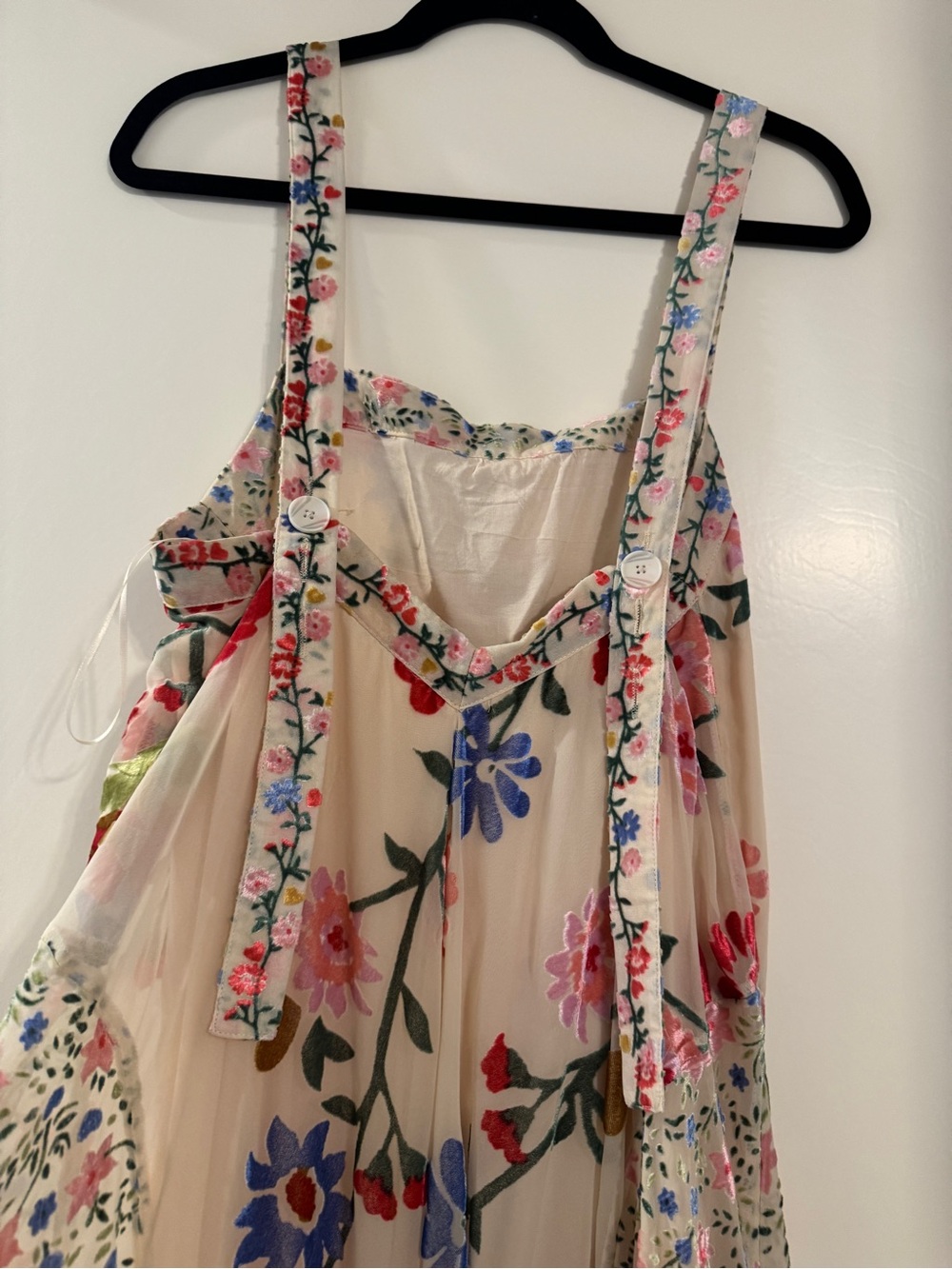 Free People Falling Petals Velvet Maxi Dress - Picture 7 of 10